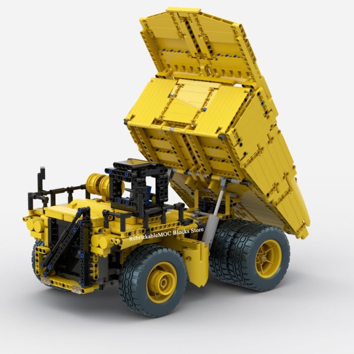 1402PCS MOC engineering Caterpillar 797 Mining Dumper Truck RC technology Trailer DIY ChildrenToy Birthday Gift Christmas 1 - LEPIN LEPIN Store