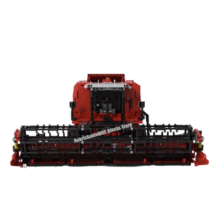 3465PCS MOC technology Red Combine Harvester with Leveling System Remote Control Model DIY ChildrenToy Christmas building 3 - LEPIN LEPIN Store