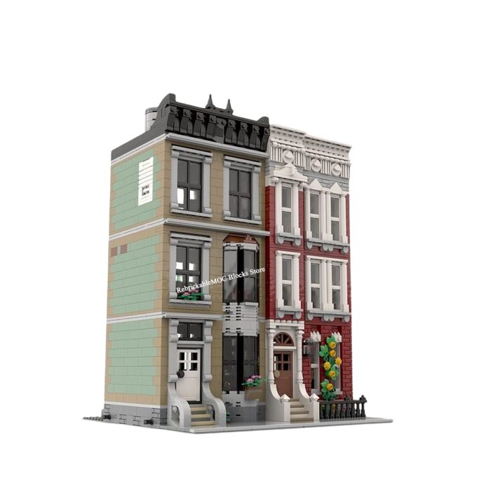 3665PCS Moc Hot Selling Street View Bricago Modular Street DIY children toys birthday gifts Christmas building 1 - LEPIN LEPIN Store