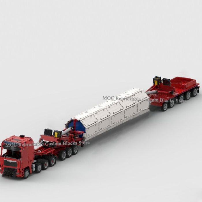 3671PCS MOC engineering Trailer Giant Windmill Transporter technology Heavy Duty Truck ChildrenToy Christmas buildingBlocks Gift 5 - LEPIN LEPIN Store