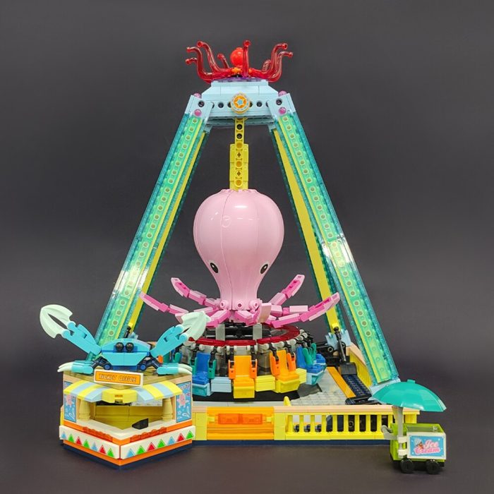 37402 JIESTAR Moc Undersea Amusement Park Octopus Tornado Brick Ideas Model Building Blocks Girls Figures Toys 1 - LEPIN LEPIN Store