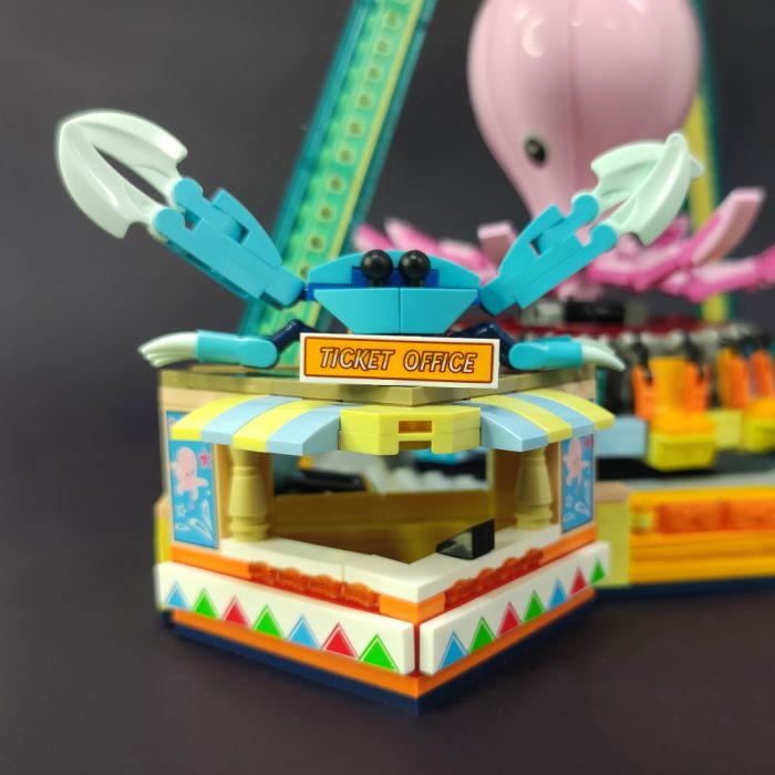 37402 JIESTAR Moc Undersea Amusement Park Octopus Tornado Brick Ideas Model Building Blocks Girls Figures Toys 3 - LEPIN LEPIN Store