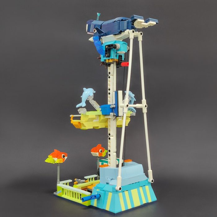 37403 Jiestar Moc Underwater Amusement Park Playground Downhill Jumping Machine Brick Model Building Blocks Girls Toys 1 - LEPIN LEPIN Store