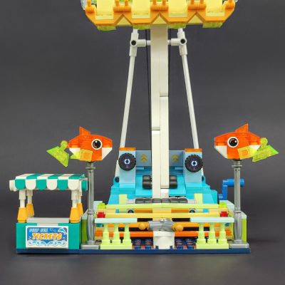 37403 Jiestar Moc Underwater Amusement Park Playground Downhill Jumping Machine Brick Model Building Blocks Girls Toys 5 - LEPIN LEPIN Store