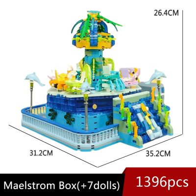 37404 JIESTAR Moc Paradise Ocean Maelstrom Box Ideas Amusement Park Brick Model Building Blocks Girls Figure 5 - LEPIN LEPIN Store