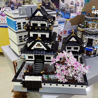 39101 Jiestar Creative Expert Ideas Moc Sakura Kumamoto Castle Street View Brick Modular Japanese House Model 2 - LEPIN LEPIN Store