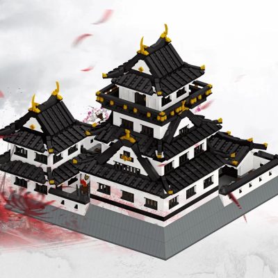 39101 Jiestar Creative Expert Ideas Moc Sakura Kumamoto Castle Street View Brick Modular Japanese House Model 5 - LEPIN LEPIN Store