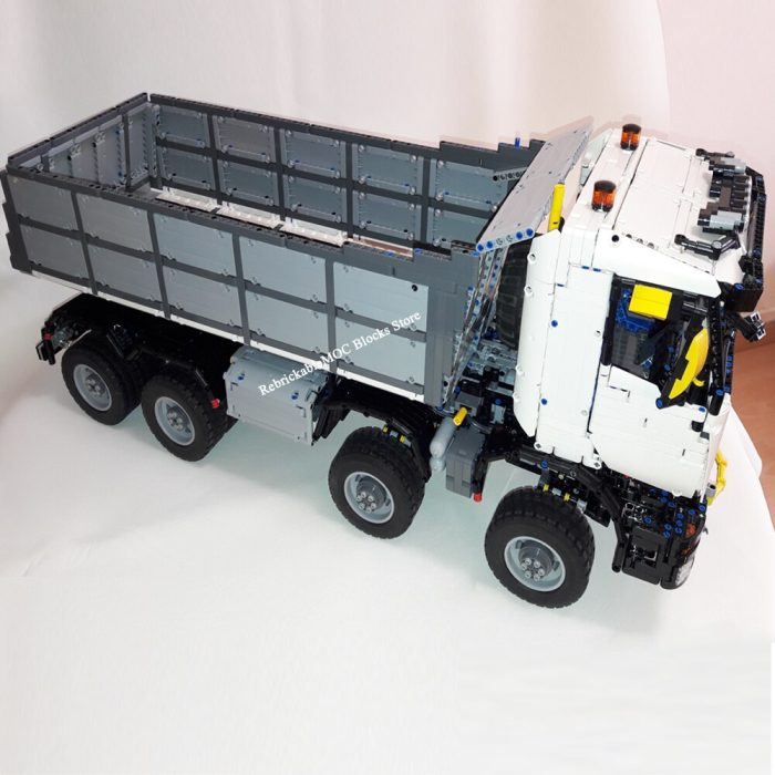 5572PCS Engineering Container Tractor Dump Truck Electric Remote Control Blocks technologyTrailer DIY ChildrenToy Gift MOC 5287 1 - LEPIN LEPIN Store