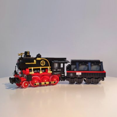 59008 Jiestar Moc Steam Locomotive Track Railway Express Ideas Train Brick Model Building Blocks Kids Toys 2 - LEPIN LEPIN Store