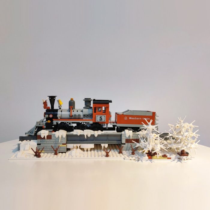 59009 Jiestar Moc West Train Ideas Steam Locomotive Track Railway Express Brick Model Building Blocks Kids 2 - LEPIN LEPIN Store