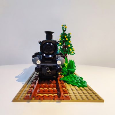 59020 Jiestar Ideas Trains Moc Retro Steam Train Green Locomotive Express Brick Technical Model Building Blocks 4 - LEPIN LEPIN Store