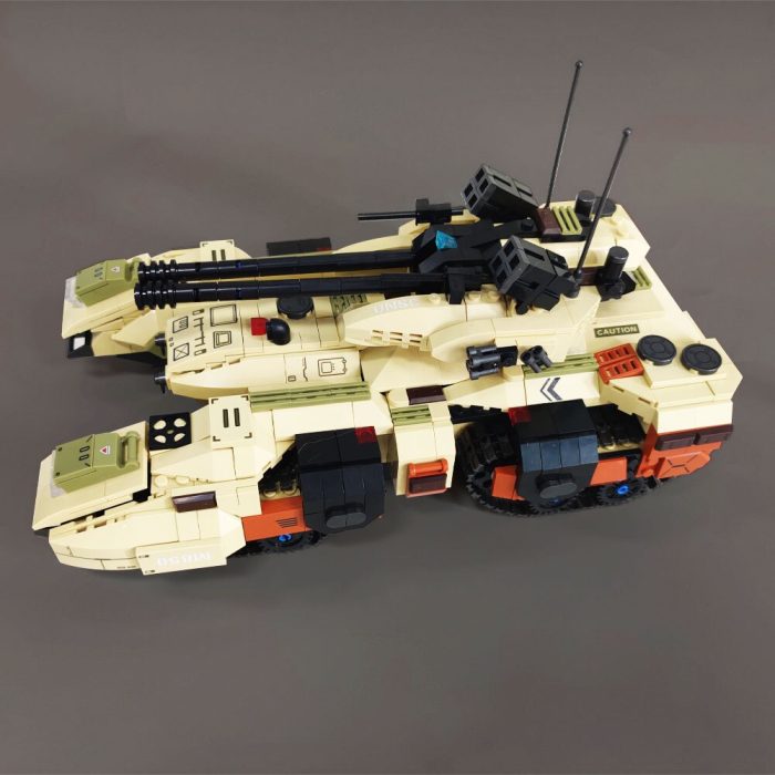 61035 JIESTAR Military Series Moc M850 Grizzly Track Tank War Weapon Brick Technical Army Model Building 2 - LEPIN LEPIN Store