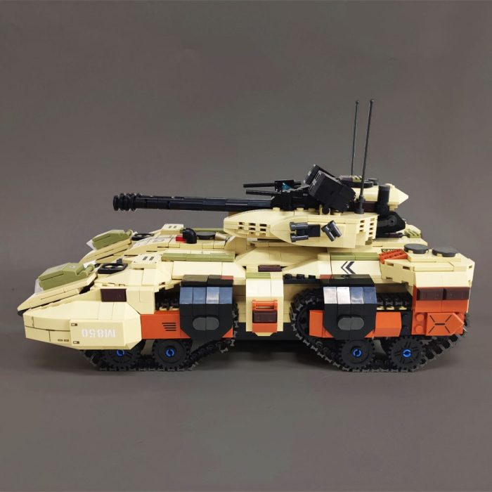 61035 JIESTAR Military Series Moc M850 Grizzly Track Tank War Weapon Brick Technical Army Model Building 3 - LEPIN LEPIN Store