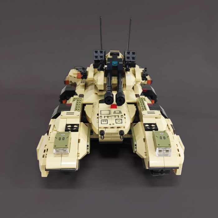 61035 JIESTAR Military Series Moc M850 Grizzly Track Tank War Weapon Brick Technical Army Model Building 4 - LEPIN LEPIN Store