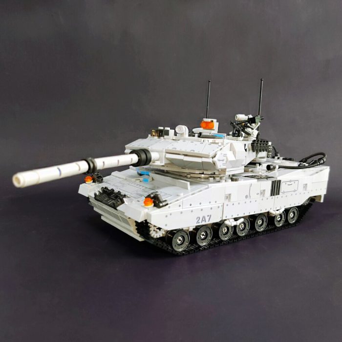 61036 Jiestar War Weapon Military Series Moc Leopard 2A7 Tank Brick Army Technical Model Building Blocks 3 - LEPIN LEPIN Store