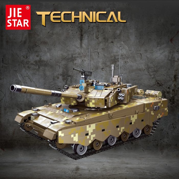 61038 Jiestar Ideas Moc ZTZ 99A Track Military Tank War Weapon Brick Technical Army Model Building - LEPIN LEPIN Store