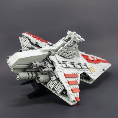 67106 JIESTAR High tech Moc Venator Attack Cruiser Fighter Destroyer Brick Technical Model Building Star Blocks 4 - LEPIN LEPIN Store