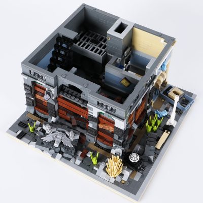 89102 Jiestar Creative Expert Moc Street View Ruin Doomsday Bank 2836Pcs Brick Modular House Model Building 4 - LEPIN LEPIN Store