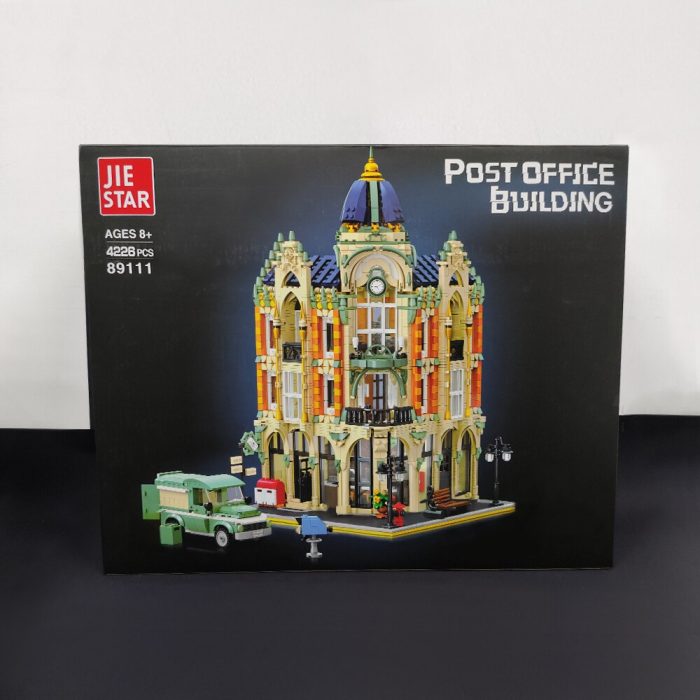 89111 JIESTAR Creative Expert MOC Street View Corner Post Office Bricks Model Modular House Building Blocks 1 - LEPIN LEPIN Store