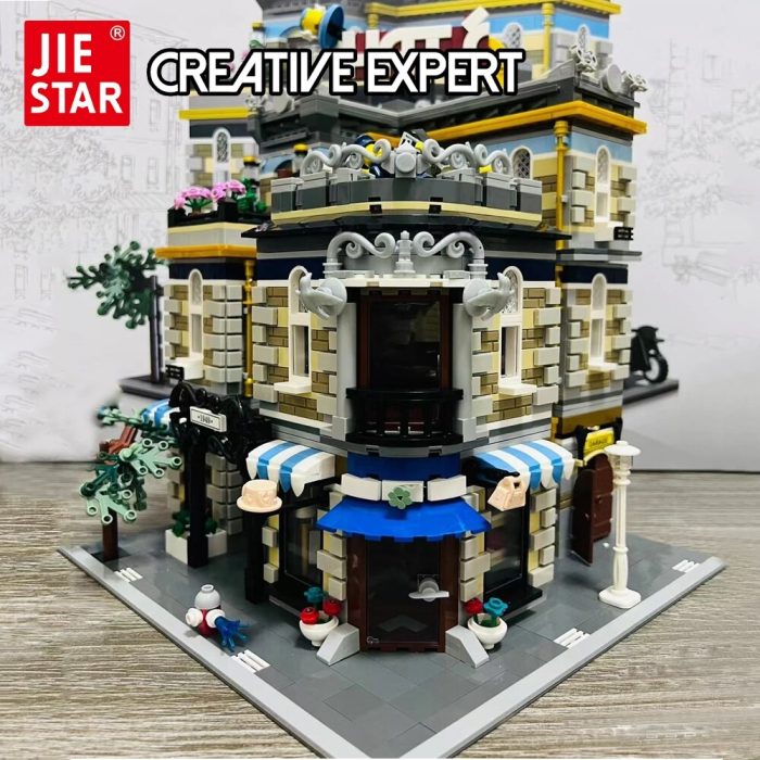 89121 Jiestar Creative Expert Ideas City Streetview Moc Hat Shop Bricks Modular House Building Blocks Model - LEPIN LEPIN Store