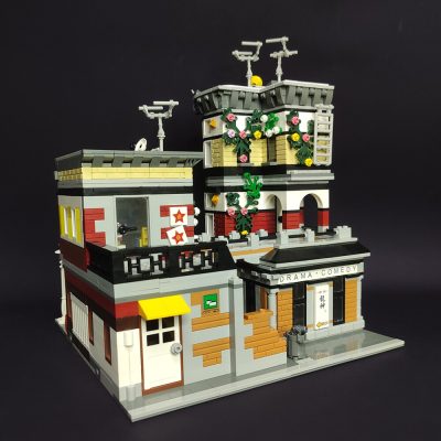 89127 JIESTAR Creative Expert Street View Moc Sushi Corner Shop Bricks Modular House Model Building Blocks 3 - LEPIN LEPIN Store