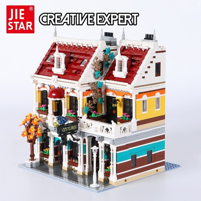 89131 Jiestar Creative Expert Moc Clothing Store Street View Brick Modular House Model Building Blocks Christmas - LEPIN LEPIN Store