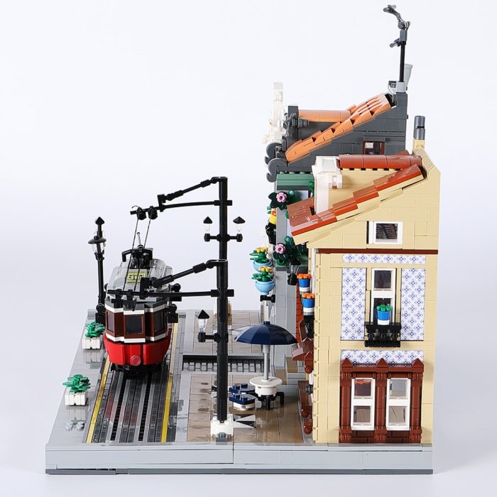 89132 JIESTAR Creative Expert City Moc Street View Orient Train Station Bricks Modular House Building Blocks 2 - LEPIN LEPIN Store