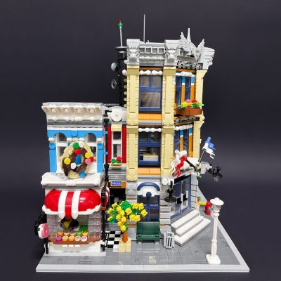 89134 JIESTAR Creative Expert Street View Police Station Moc Bricks Moduler House Building Blocks Model Toys 3 - LEPIN LEPIN Store