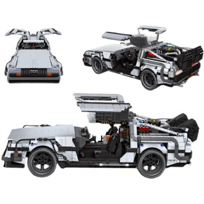 92004 JIESTAR High tech Moc Return To The Future DMC 12 Time Machine Super Racing Car 4 - LEPIN LEPIN Store