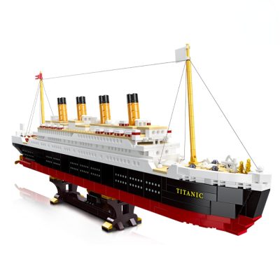 92026 Jiestar Ideas Ship Moc Titanic Cruise Ship Boat Brick Hot Movie Technical Model Building Blocks 4 - LEPIN LEPIN Store