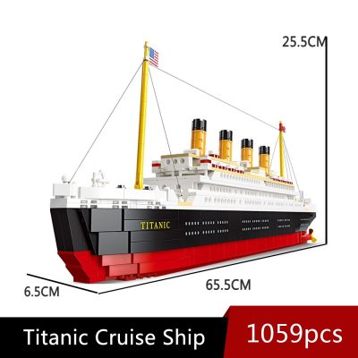 92026 Jiestar Ideas Ship Moc Titanic Cruise Ship Boat Brick Hot Movie Technical Model Building Blocks 5 - LEPIN LEPIN Store