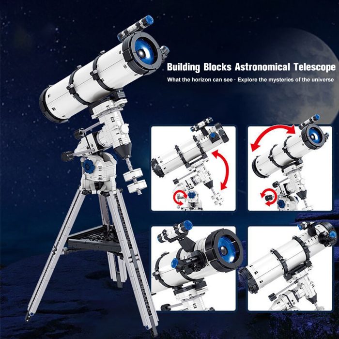 BZDA 751Pcs Mini Bricks Astronomical Educational Telescope Model Astronomy Enthusiasts Must have Children s Toy Collection 2 - LEPIN LEPIN Store