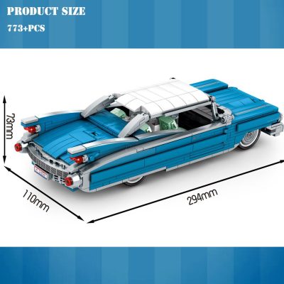 BZDA Antique Cars Buliding Blocks Retro Classic Cars City Model Bricks Speed Champion Supercar Race Kds 3 - LEPIN LEPIN Store