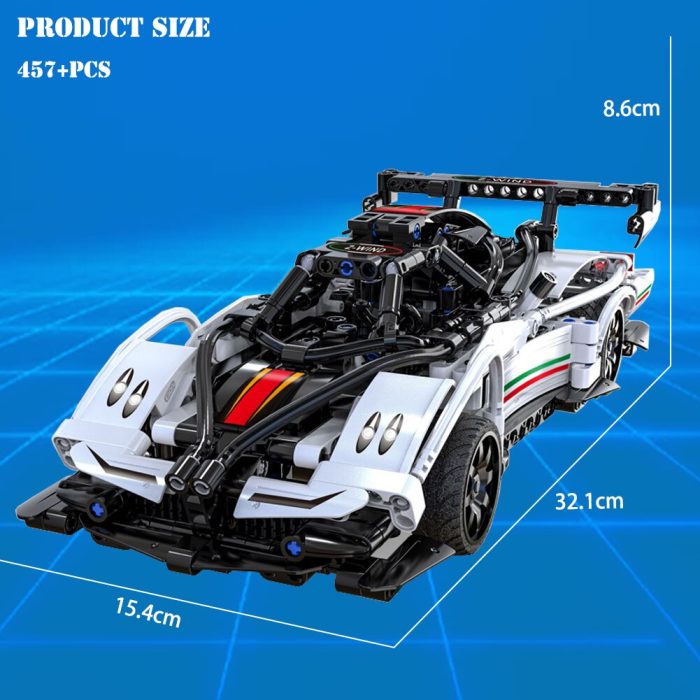 BZDA City APP RC Car Building Blocks Speed Champion Sports Car App Remote Control Car Model 2 - LEPIN LEPIN Store