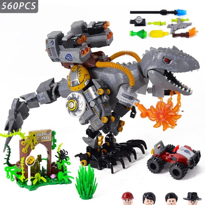 BZDA High Tech Dinosaur Toys For Childing Creative Series Dinosaurios Jurassic World Building Blocks Mechanical MOC 1 - LEPIN LEPIN Store