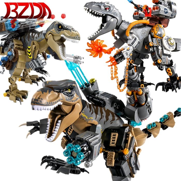 BZDA High Tech Dinosaur Toys For Childing Creative Series Dinosaurios Jurassic World Building Blocks Mechanical MOC - LEPIN LEPIN Store