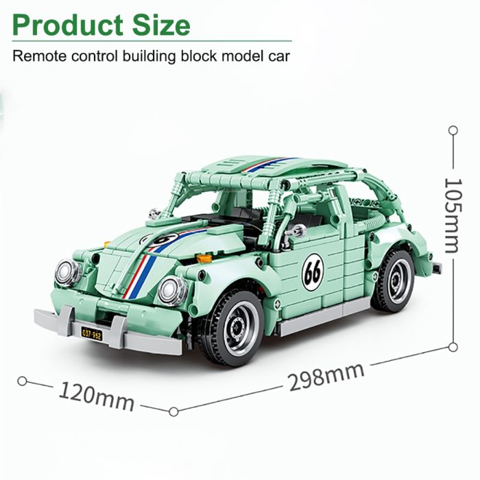 BZDA High tech APP Classic RC Cars 1 14 Pull Back Car Retro Car Remote Model 4 - LEPIN LEPIN Store