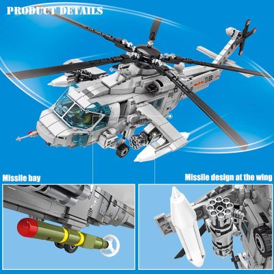 BZDA Military Plant Building Blocks J 10B fighter Aircraft With Armed Soldiers Airplane Model Bricks Toys 3 - LEPIN LEPIN Store