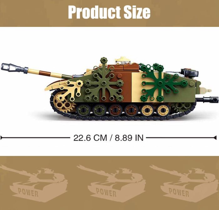 BZDA Military Tank Building Blocks Weapon War Set Chariot WW2 Soldiers Model Bricks Kids Toys Boys 1 - LEPIN LEPIN Store