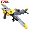 BZDA WW2 Military Fighter Building Blocks Spitfire Fighter BF 109 Plane Model Bricks Airplane Soldier Kids - LEPIN LEPIN Store