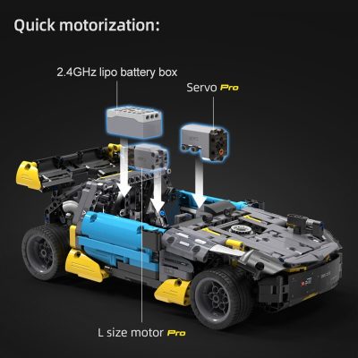 Cada 1176PCS RC Car Drift Racing Building Blocks City Remote Control Super Sports Vehicle Bricks Toys 4 - LEPIN LEPIN Store