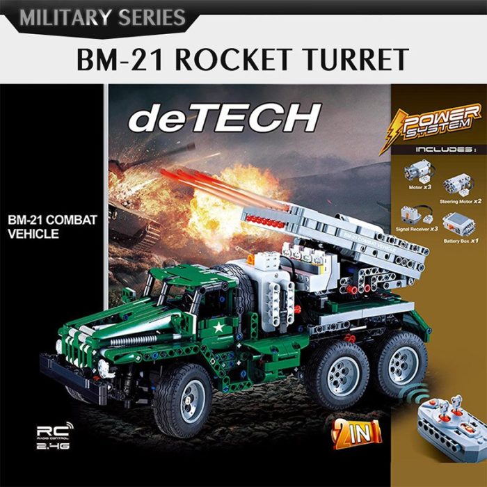 Cada 1369PCS RC Rocket Launcher Truck Car Building Blocks Military Power Funcation MOC Bricks Toys for 1 - LEPIN LEPIN Store