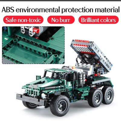 Cada 1369PCS RC Rocket Launcher Truck Car Building Blocks Military Power Funcation MOC Bricks Toys for 2 - LEPIN LEPIN Store