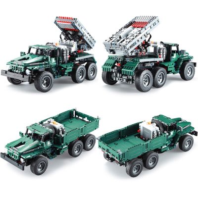 Cada 1369PCS RC Rocket Launcher Truck Car Building Blocks Military Power Funcation MOC Bricks Toys for 4 - LEPIN LEPIN Store