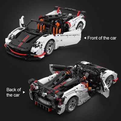 Cada 1812Pcs RC Racing Car Super Car Building Blocks City Remote Control Sports Vehicle Bricks Toys 2 - LEPIN LEPIN Store