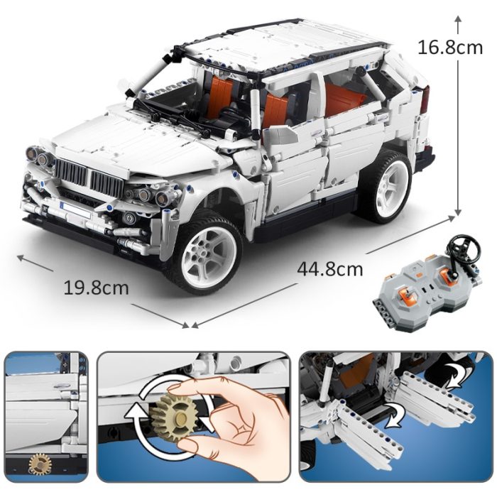 Cada 2208PCS City Remote Control SUV Off Road Vehicle Building Block RC non RC Racing Car 5 - LEPIN LEPIN Store