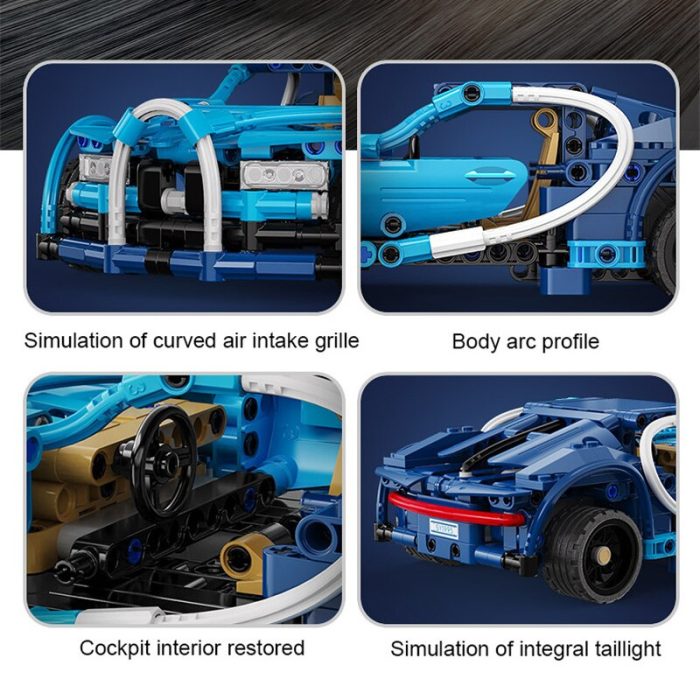 Cada 387Pcs City Classic Pull Back Super Sports Car Compatible Building Blocks Racing Car Bricks Toys 5 - LEPIN LEPIN Store