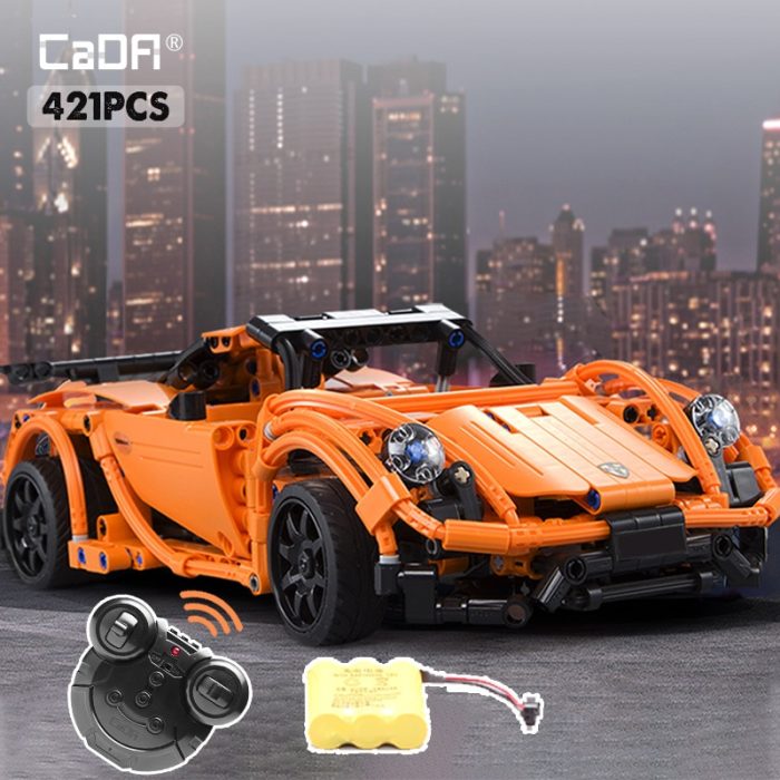 Cada 421PCS RC Super Racing Car DIY Model Building Blocks Car Model Speed Remote Control Vehicle - LEPIN LEPIN Store