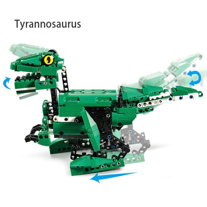 Cada 435PCS Electric Crocodile Dinosaurs MOC Building Blocks Voice Light Control Bricks Toy Gift For Children 4 - LEPIN LEPIN Store