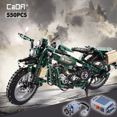 Cada 550PCS City Series Electronic Two wheeled Motorcycle DIY Model Building Blocks Bricks Toys for Kids 4 - LEPIN LEPIN Store